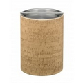 2 Qt. Tall Natural Cork Ice Bucket with Stainless Bar Lid